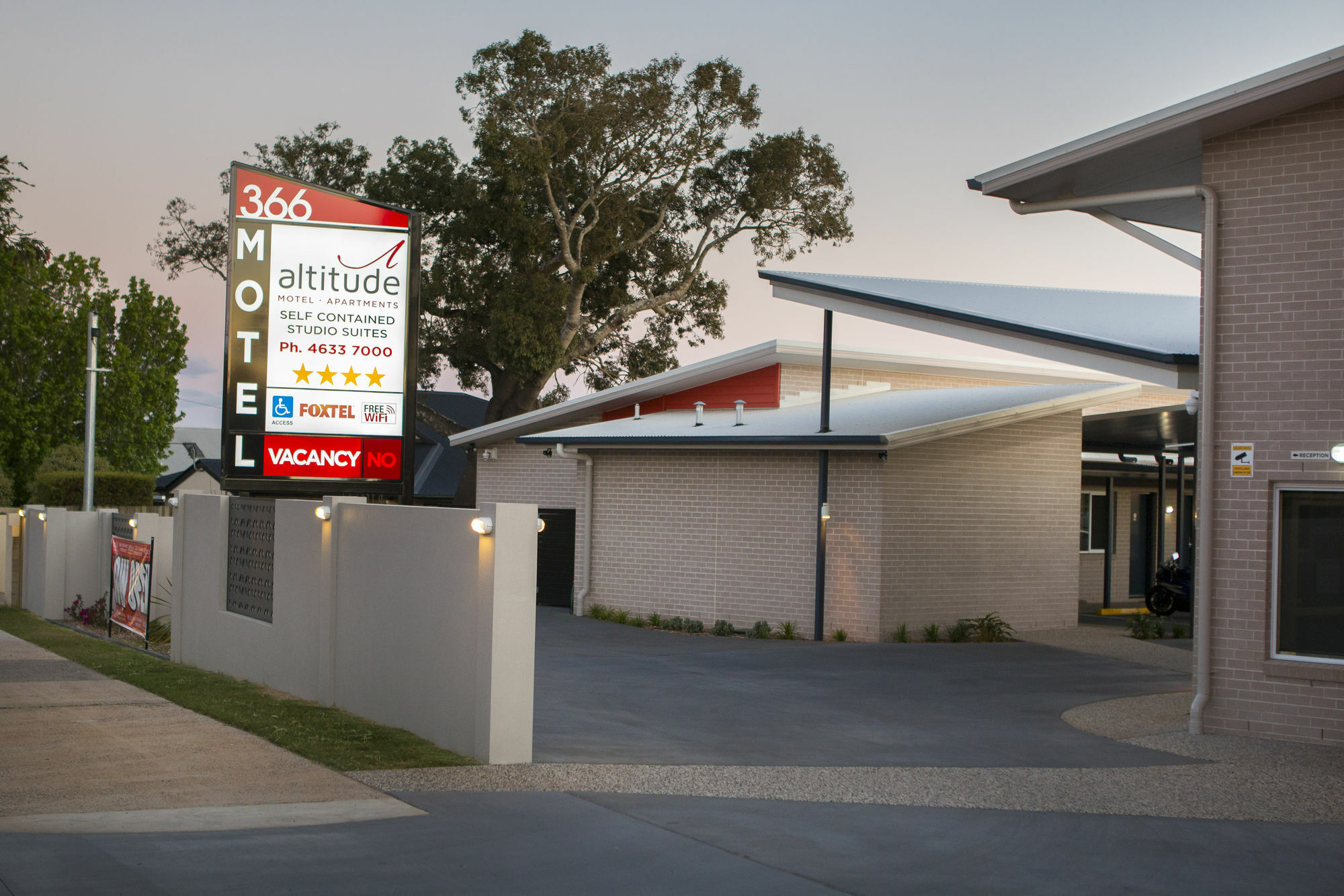 Altitude Motel Apartments Toowoomba Eksteriør bilde